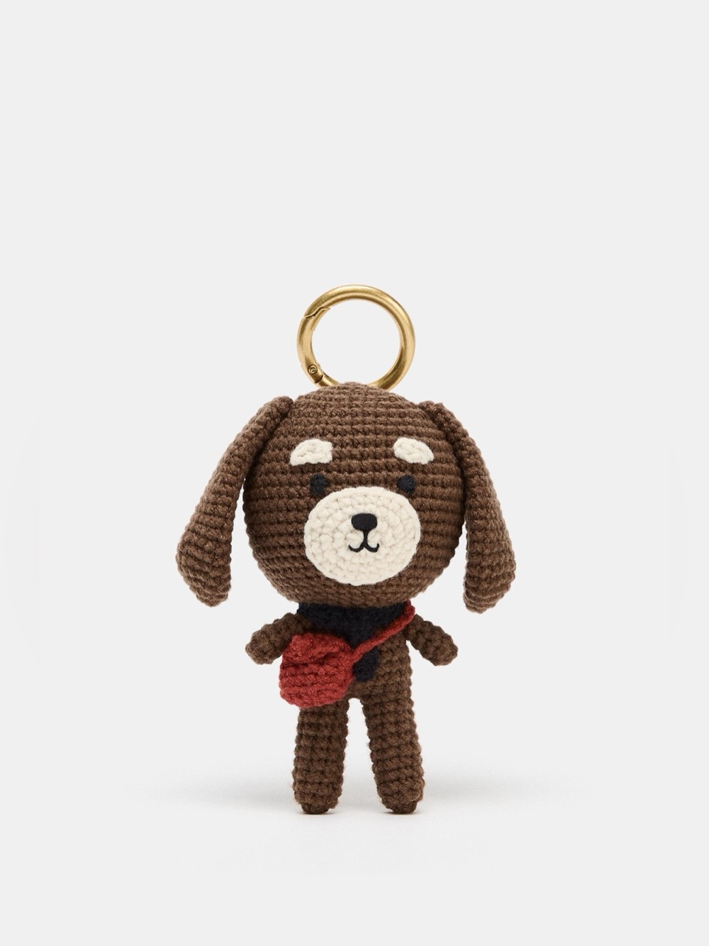 NWT ZARA Dog Crochet KeyChain Bag Charm Accessory ART: 6687/610/700